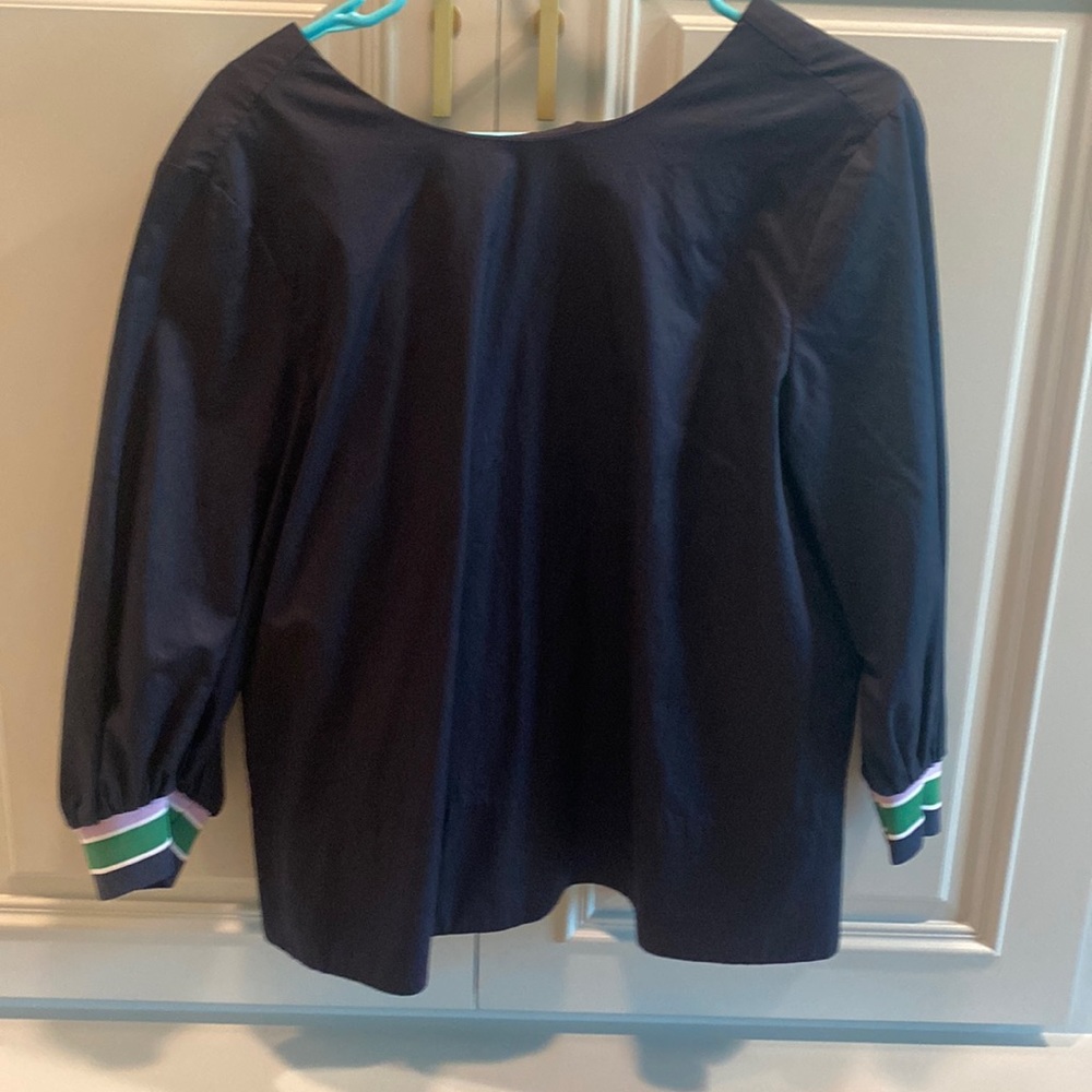 Tibi navy size 6 top!